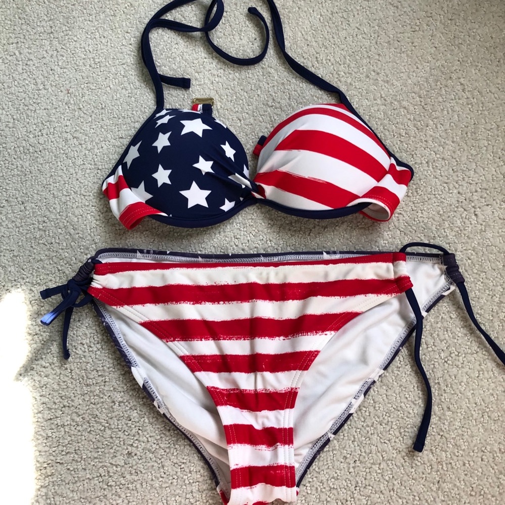 American flag bikini